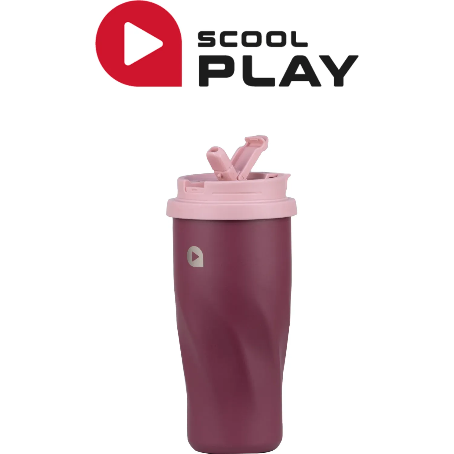 Vaso Scool Play Termico Mug De 500ml color guinda | Platanitos