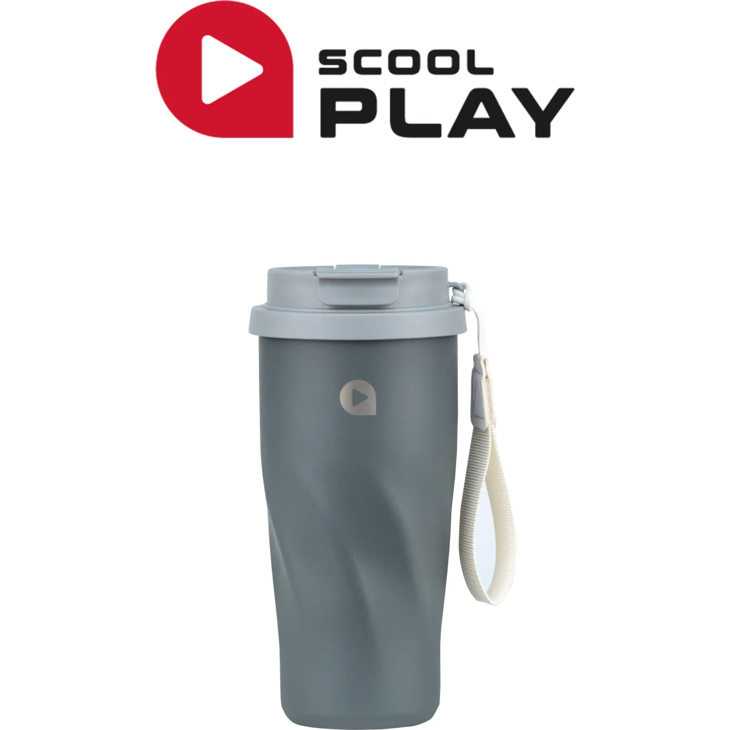 Vaso Scool Play Termico Mug De 500ml color gris | Platanitos