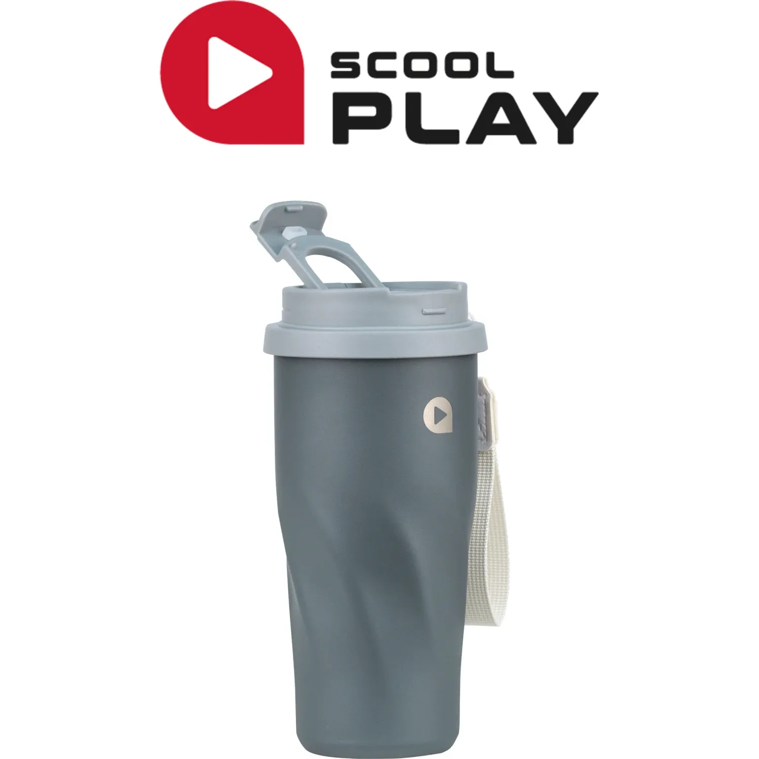 Vaso Scool Play Termico Mug De 500ml color gris | Platanitos
