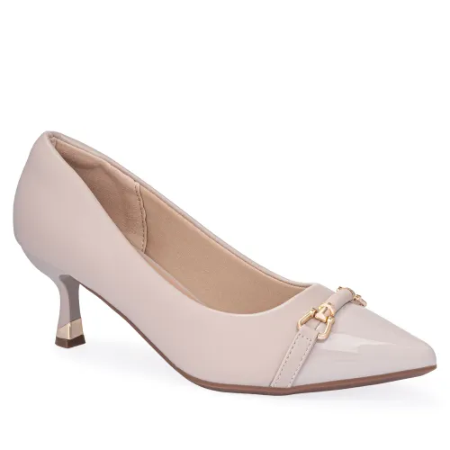 Calzado Platanitos Vestir Dama Cv Emma color beige | Platanitos