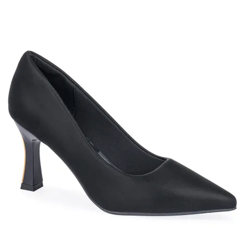 Calzado Platanitos Vestir Dama Cv Conny color negro | Platanitos