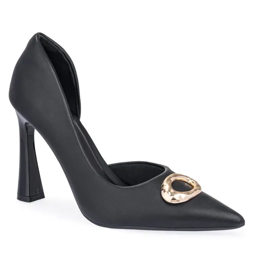 Calzado Platanitos Vestir Dama Cv Bianca color negro | Platanitos
