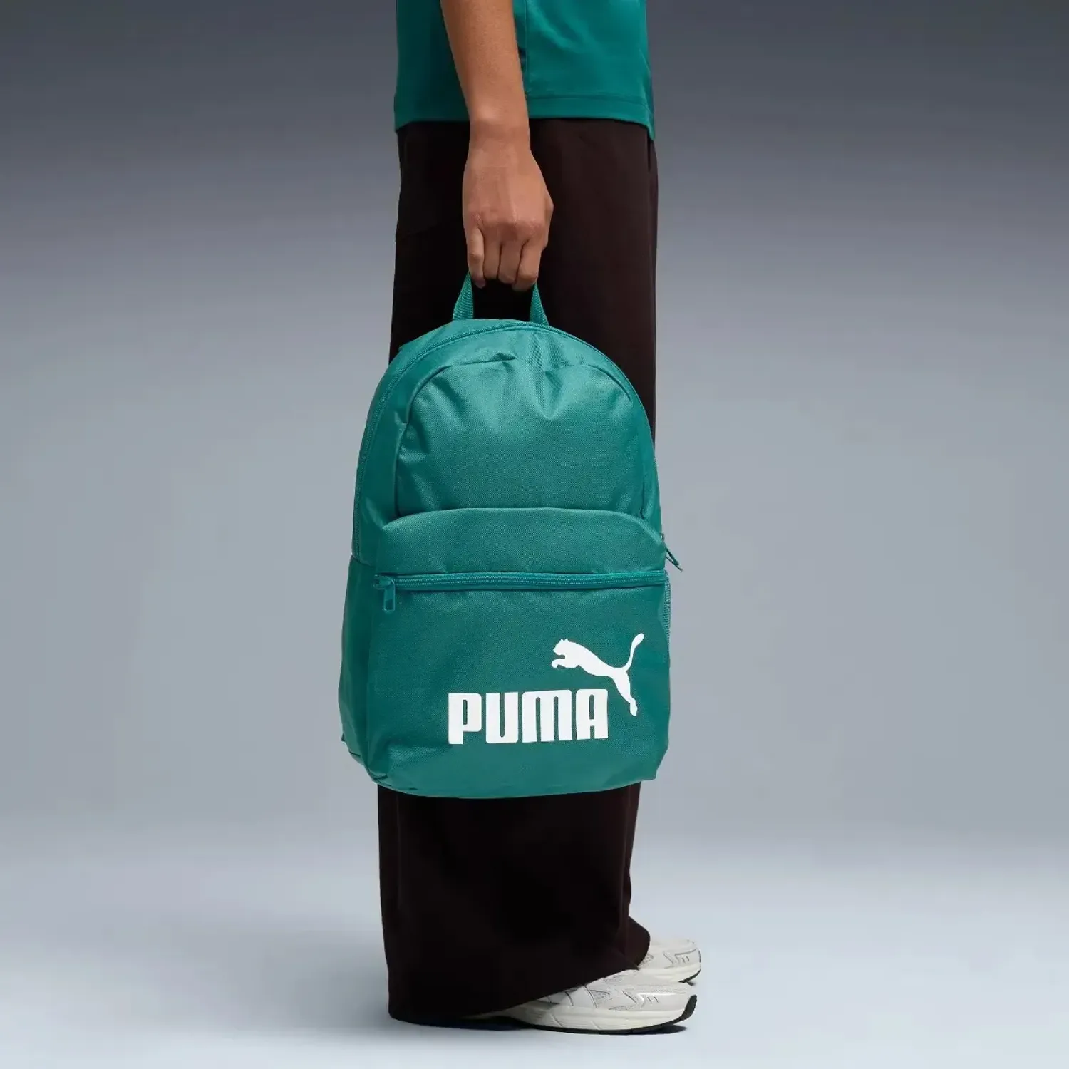 Mochila Puma Deportiva Unisex Phase Backpack color verde | Platanitos