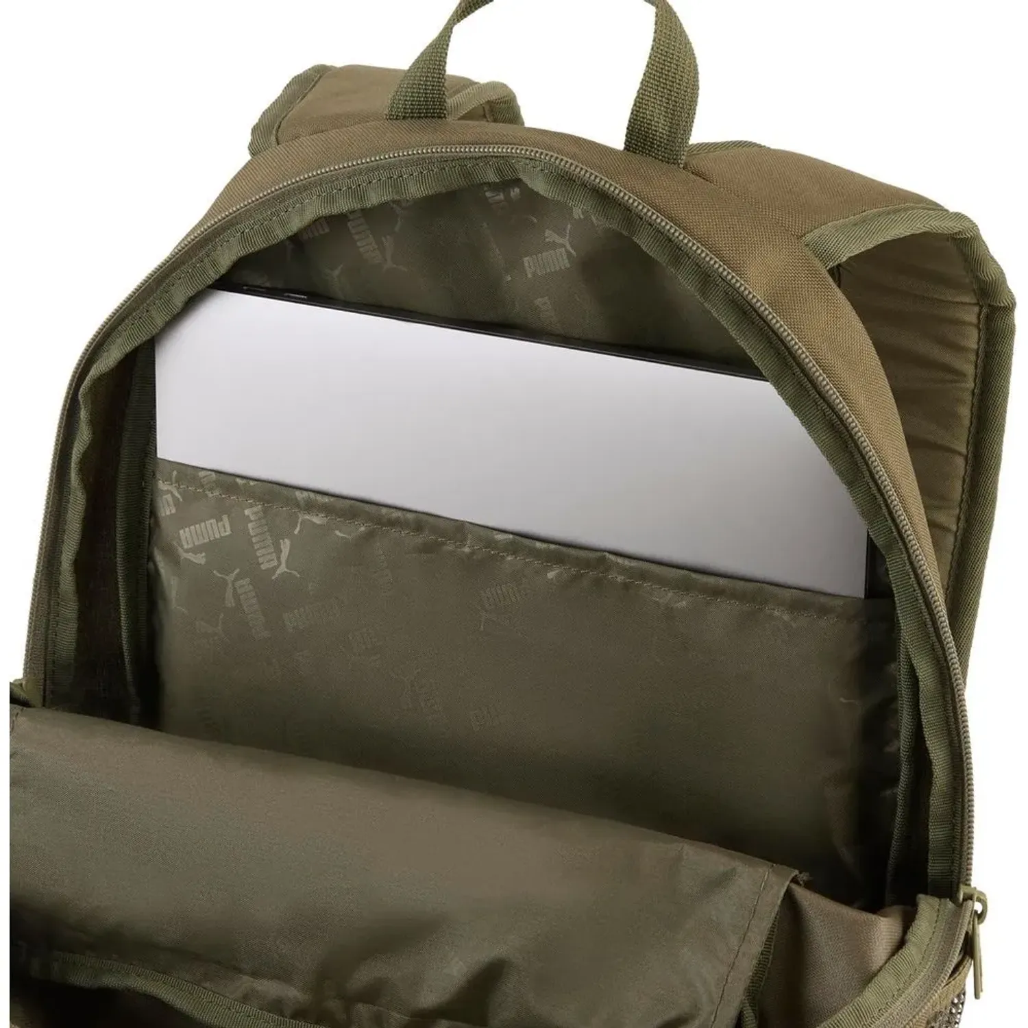 Mochila Puma Urbana Unisex Phase Backpack Ii color verde | Platanitos