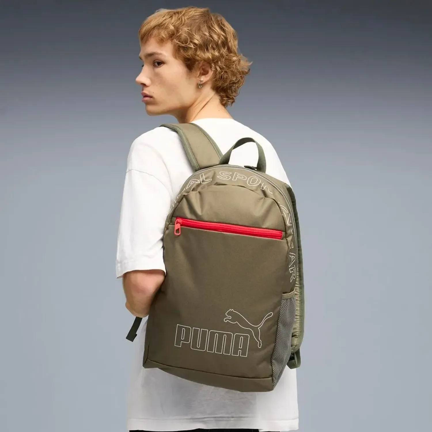 Mochila Puma Urbana Unisex Phase Backpack Ii color verde | Platanitos