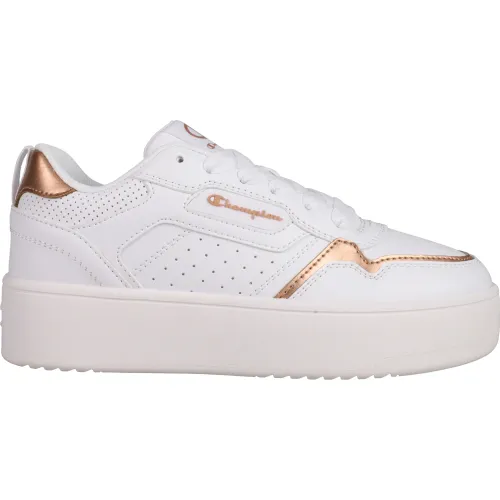 Zapatillas Champion Urbanas Mujer Lore Platform W color blanco | Platanitos