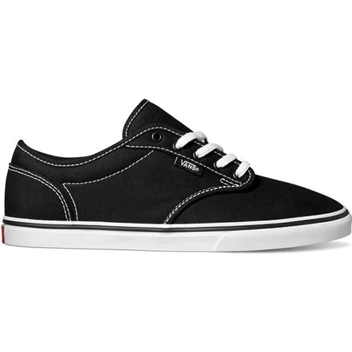 Zapatillas Vans Urbanas Mujer Wm Atwood Low color negro / blanco | Platanitos