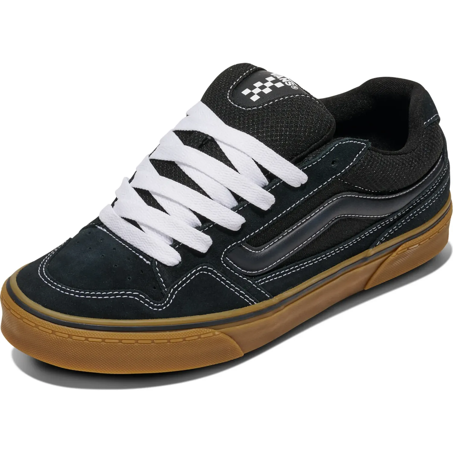 Zapatillas Vans Urbanas Hombre Mn Caldrone color negro / plomo | Platanitos