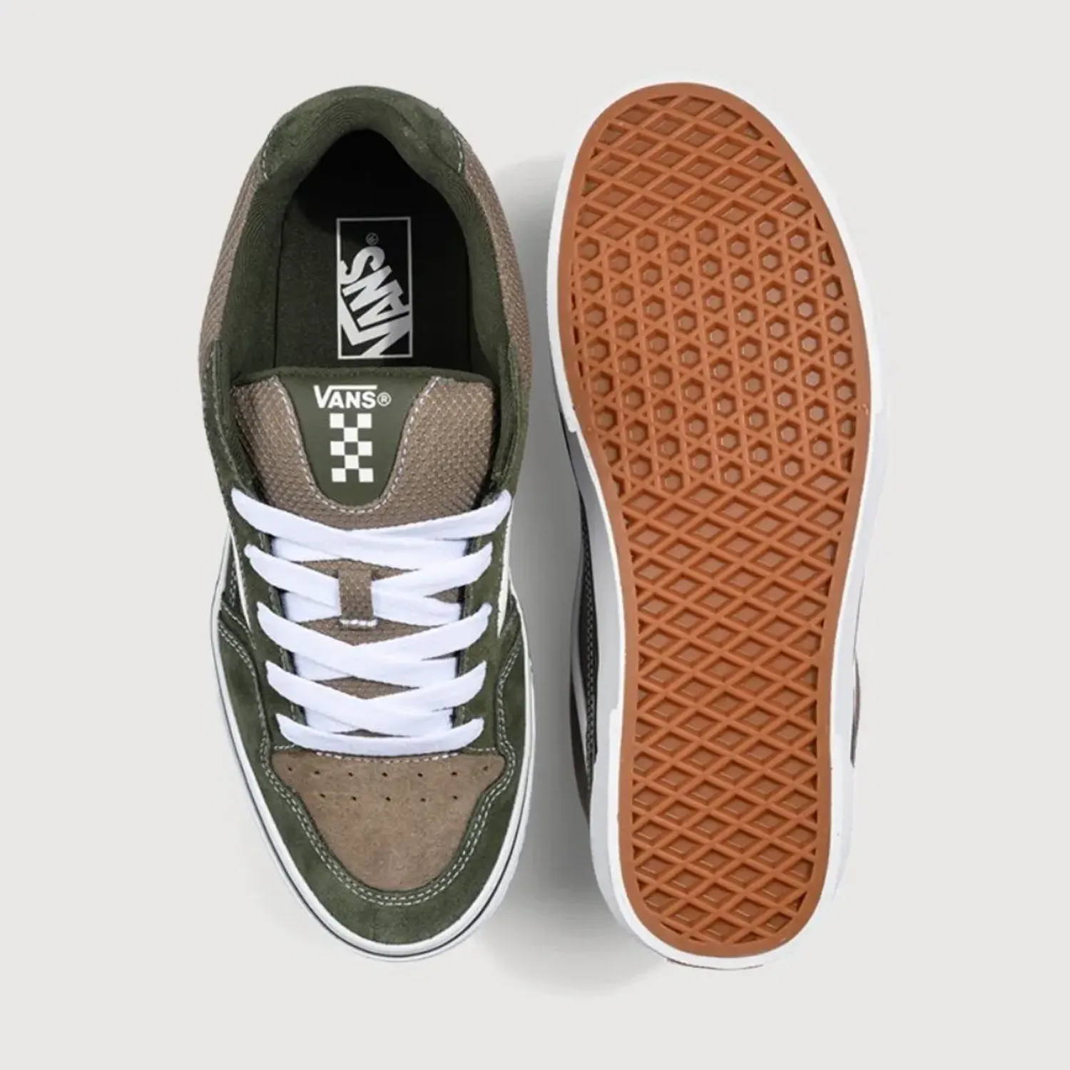 Vans Zapatillas Vans Urbanas Hombre Caldrone color verde / cafe | Platanitos