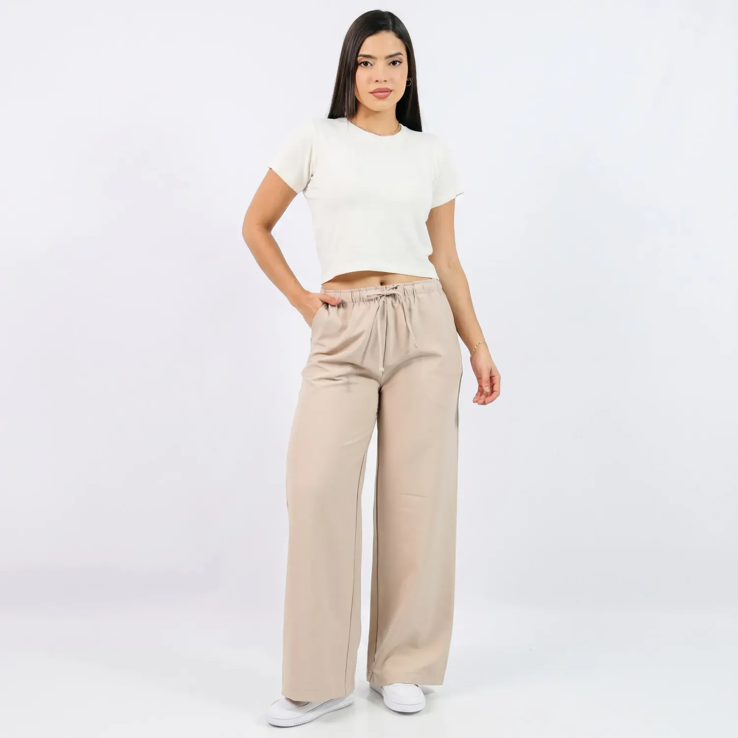 Pantalón Jarola Buzo Norka color beige | Platanitos