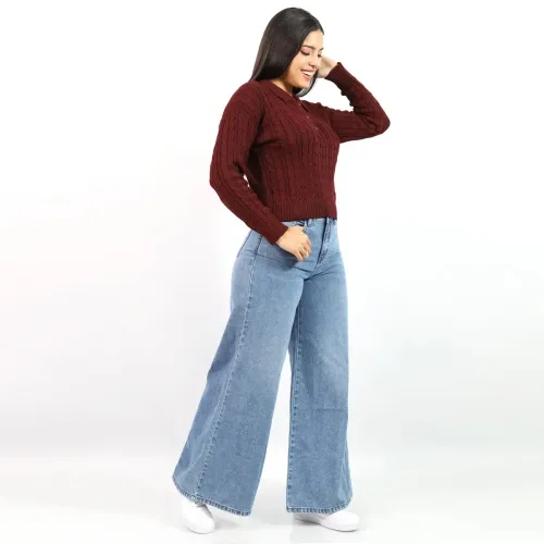 JAROLA Pantalón Palazo Denim Angela