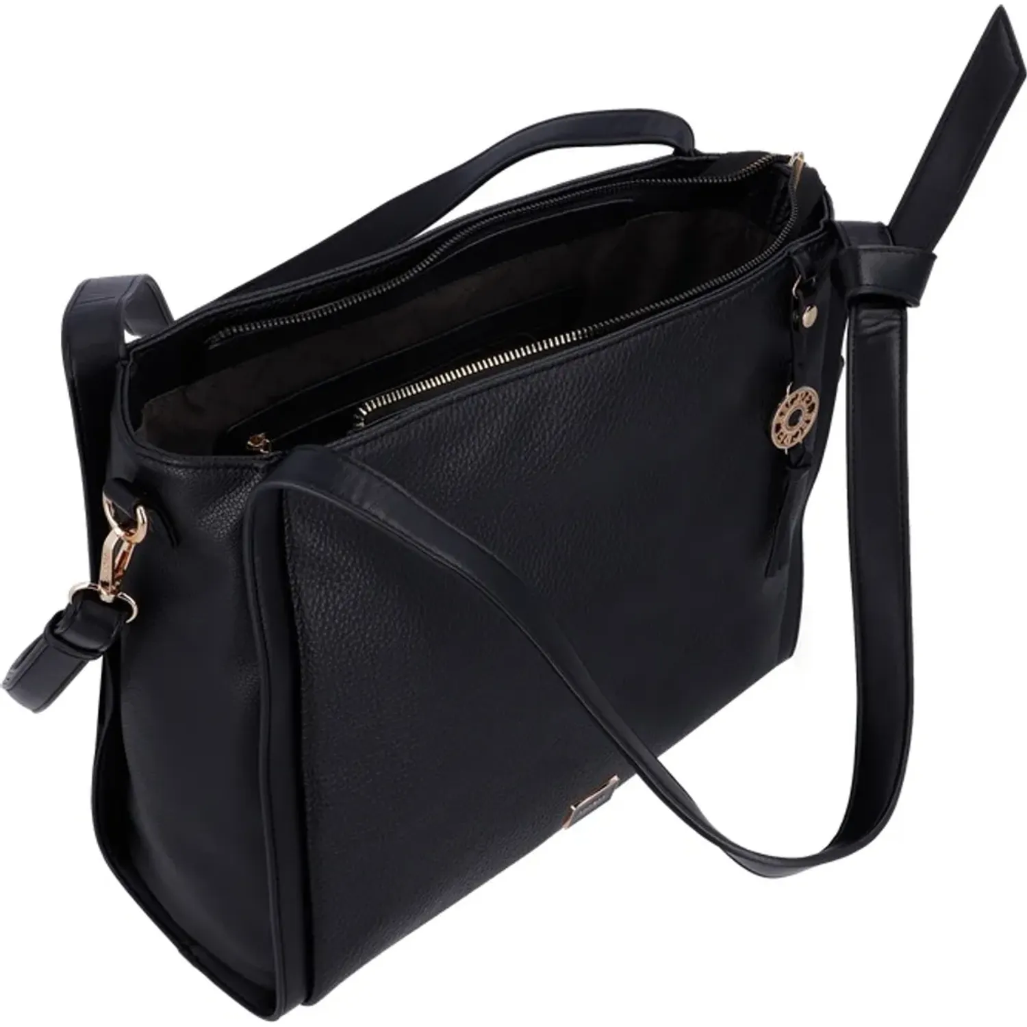 Bolso Secret Mujer Boston color negro | Platanitos