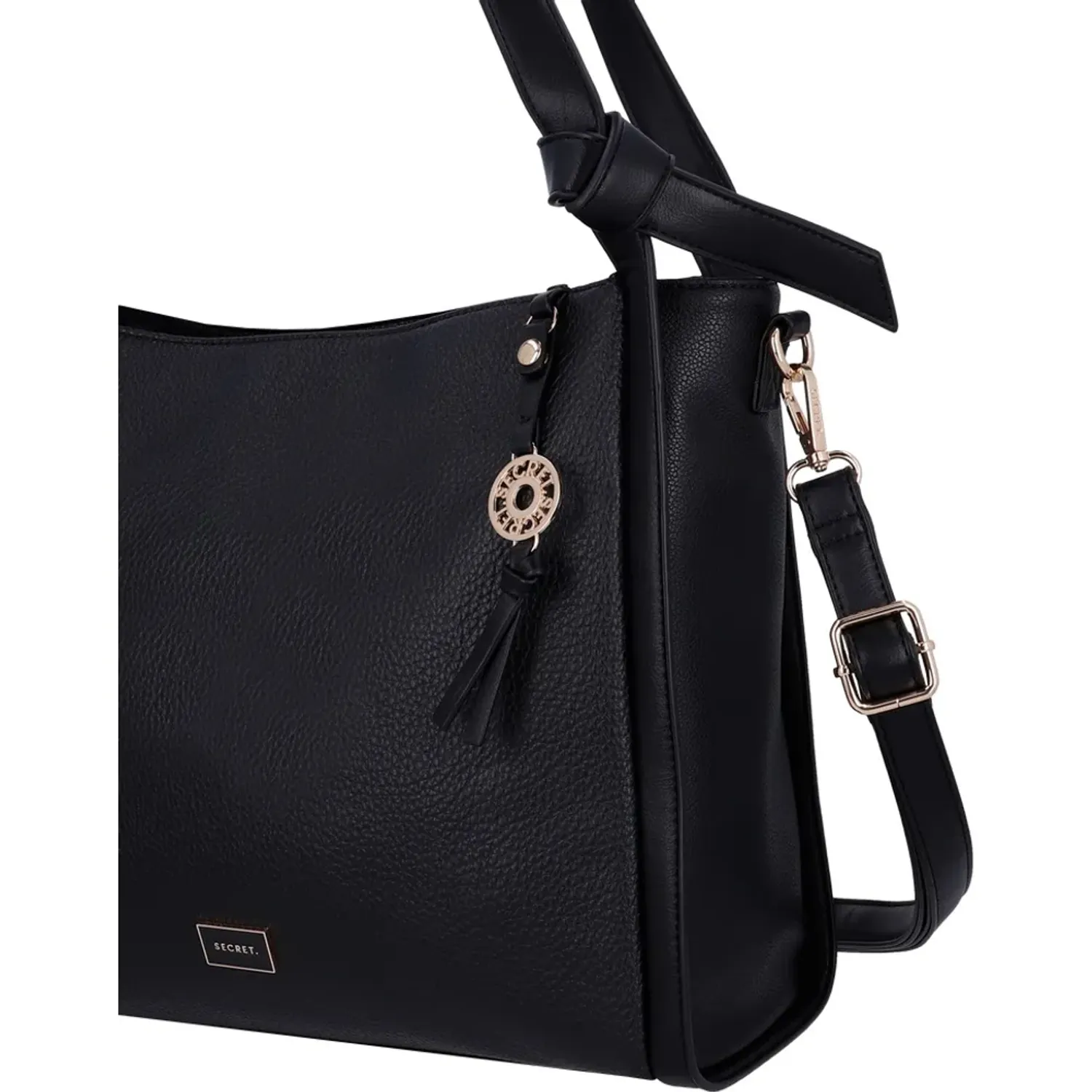 Bolso Secret Mujer Boston color negro | Platanitos