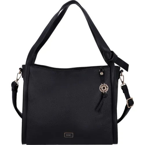 Bolso Secret Mujer Boston color negro | Platanitos