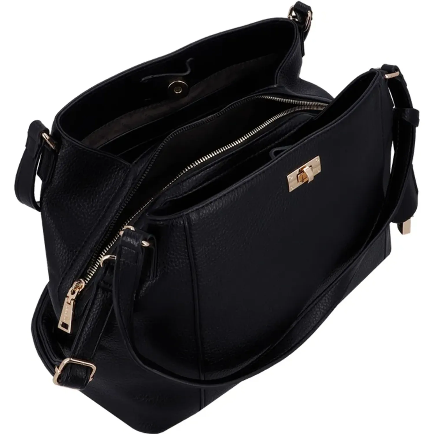 Bolso Secret Mujer Minsk color negro | Platanitos