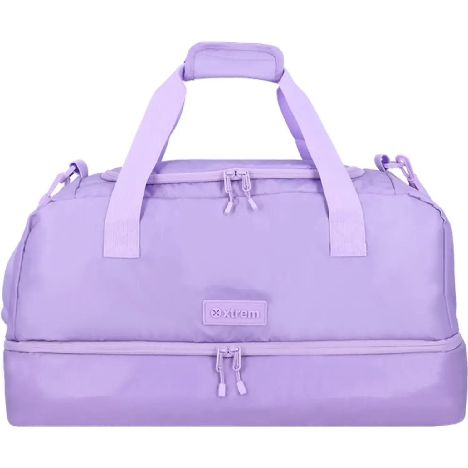 Bolso Xtrem Deportivo Unisex Brisbane 4xt color morado | Platanitos
