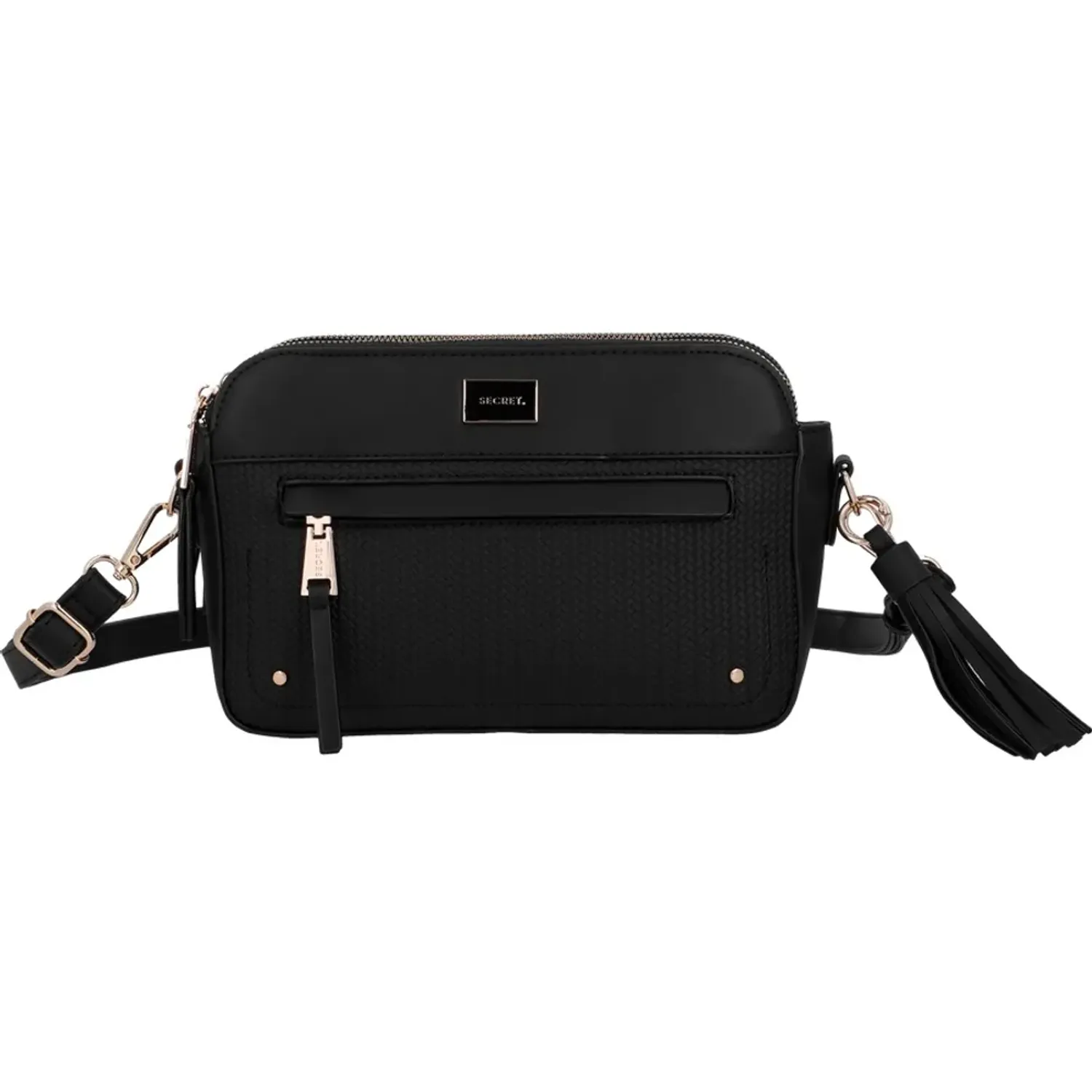 Cartera Secret Mujer Akraness color negro | Platanitos