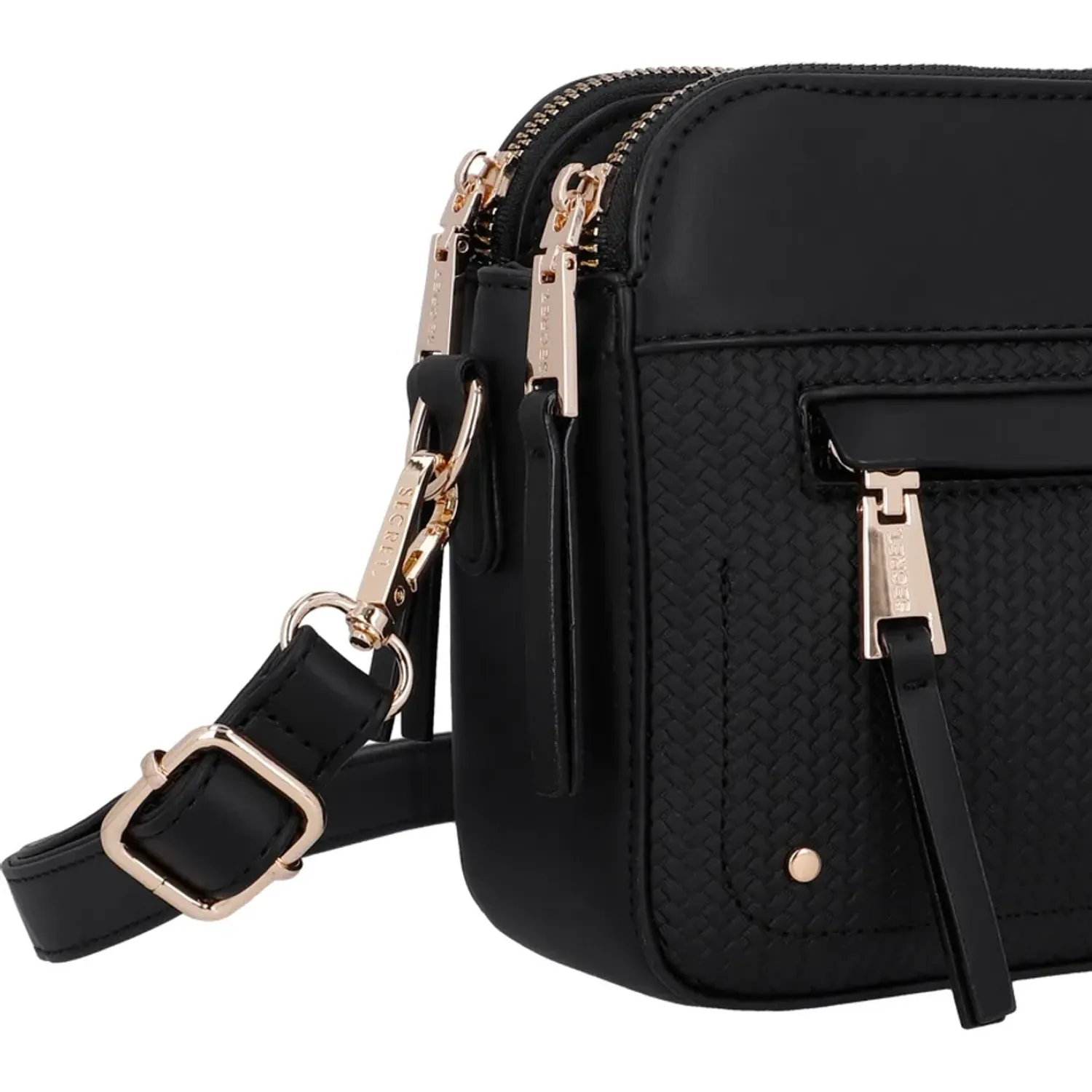 Cartera Secret Mujer Akraness color negro | Platanitos