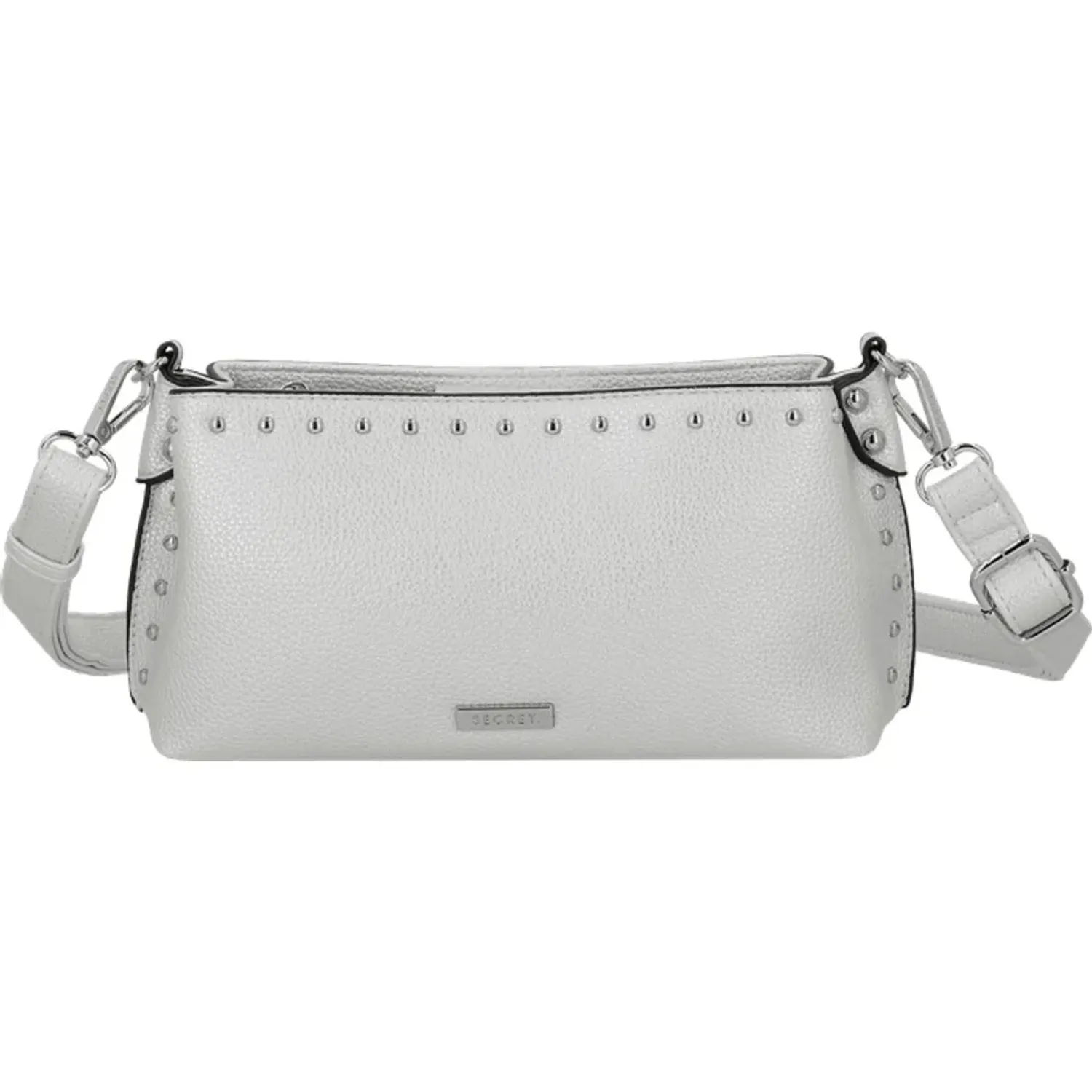 Secret Cartera Secret Mujer Amsterdam color plateado | Platanitos