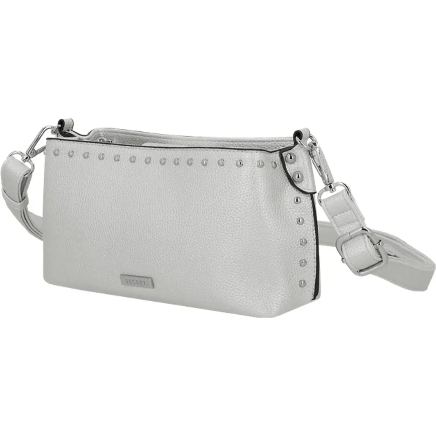 Secret Cartera Secret Mujer Amsterdam color plateado | Platanitos