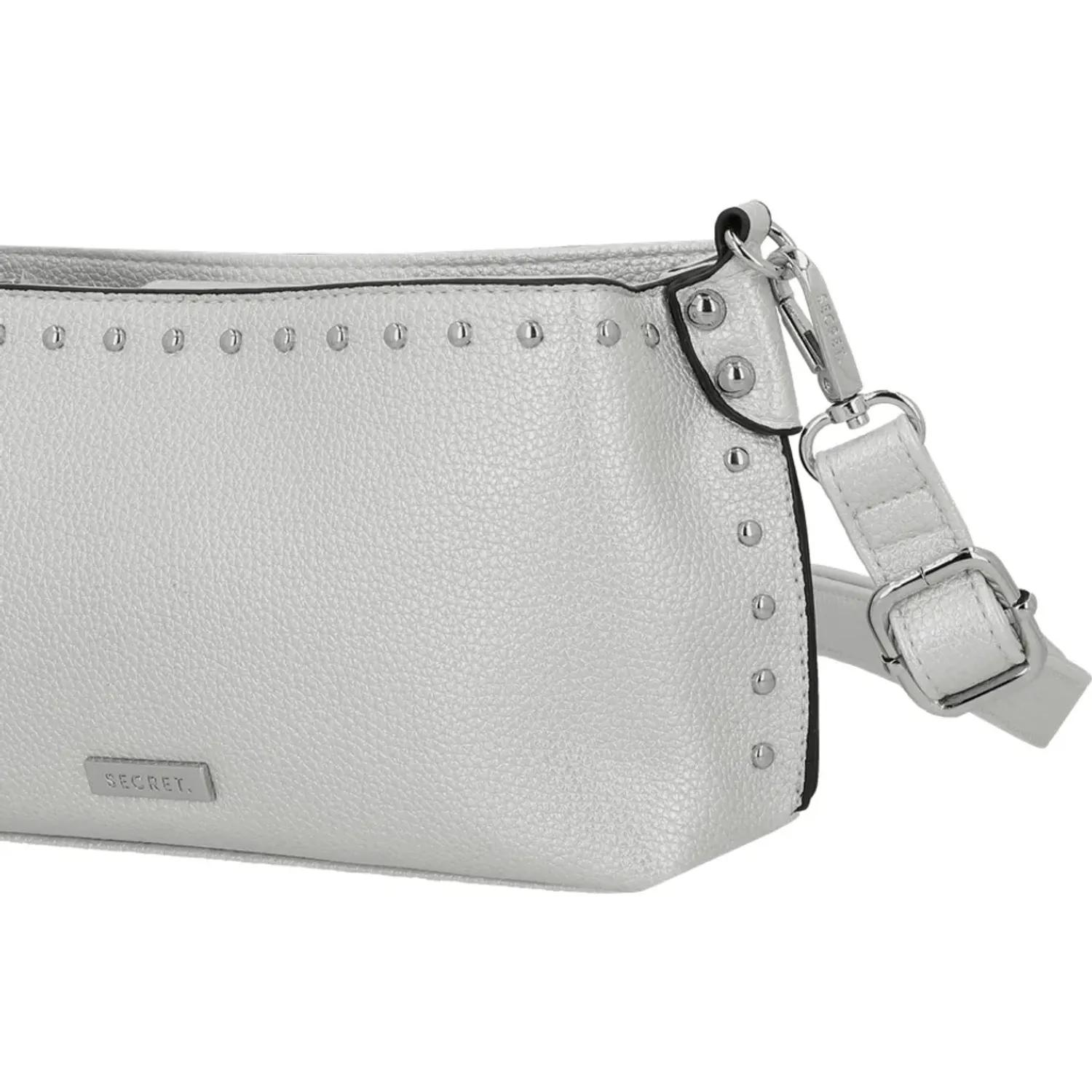 Secret Cartera Secret Mujer Amsterdam color plateado | Platanitos