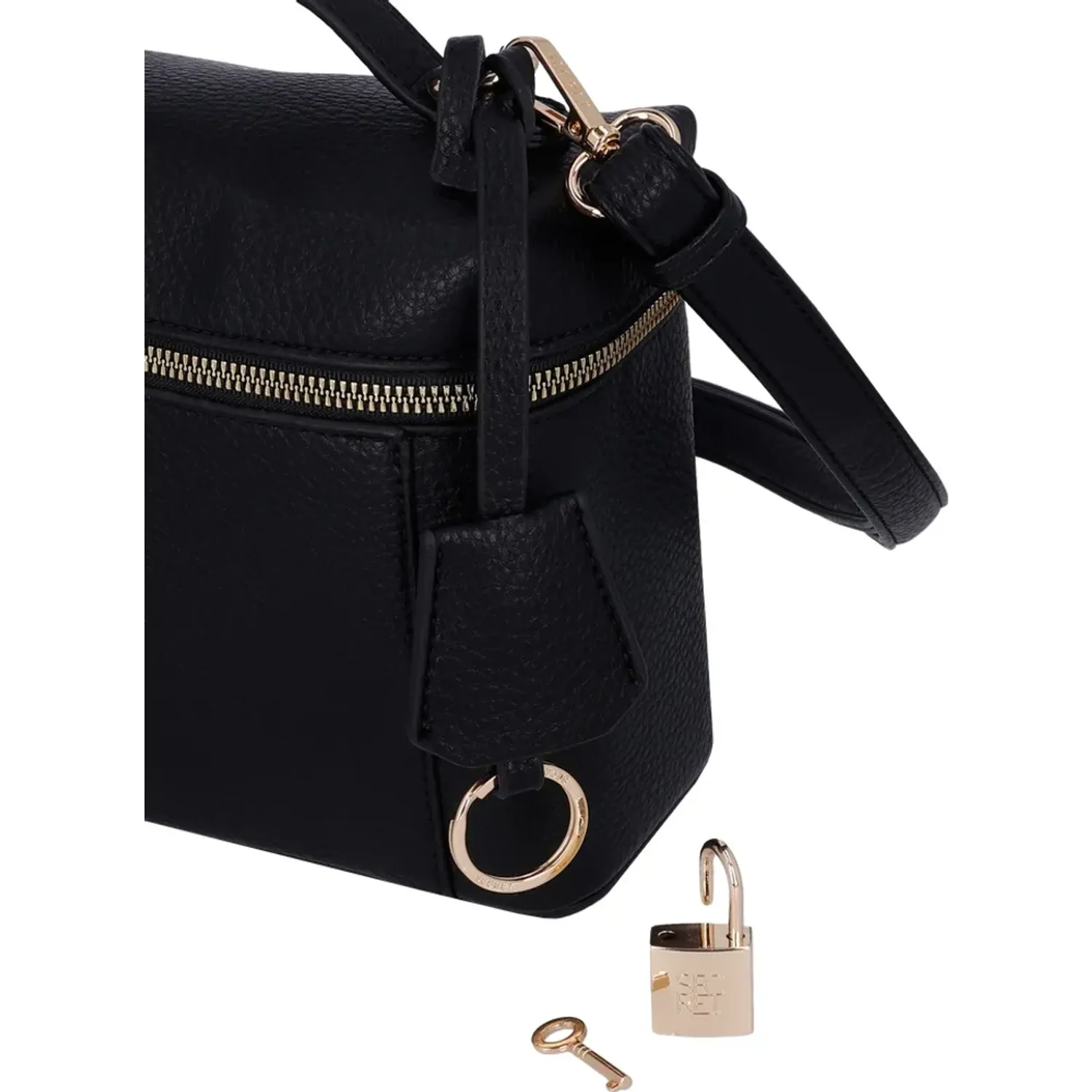 Cartera Secret Mujer Minsk color negro | Platanitos