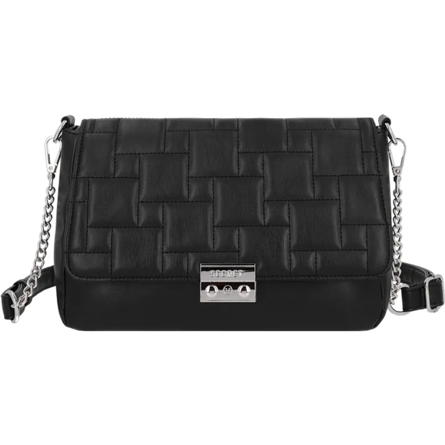 Secret Cartera Secret Mujer Taveta color negro | Platanitos