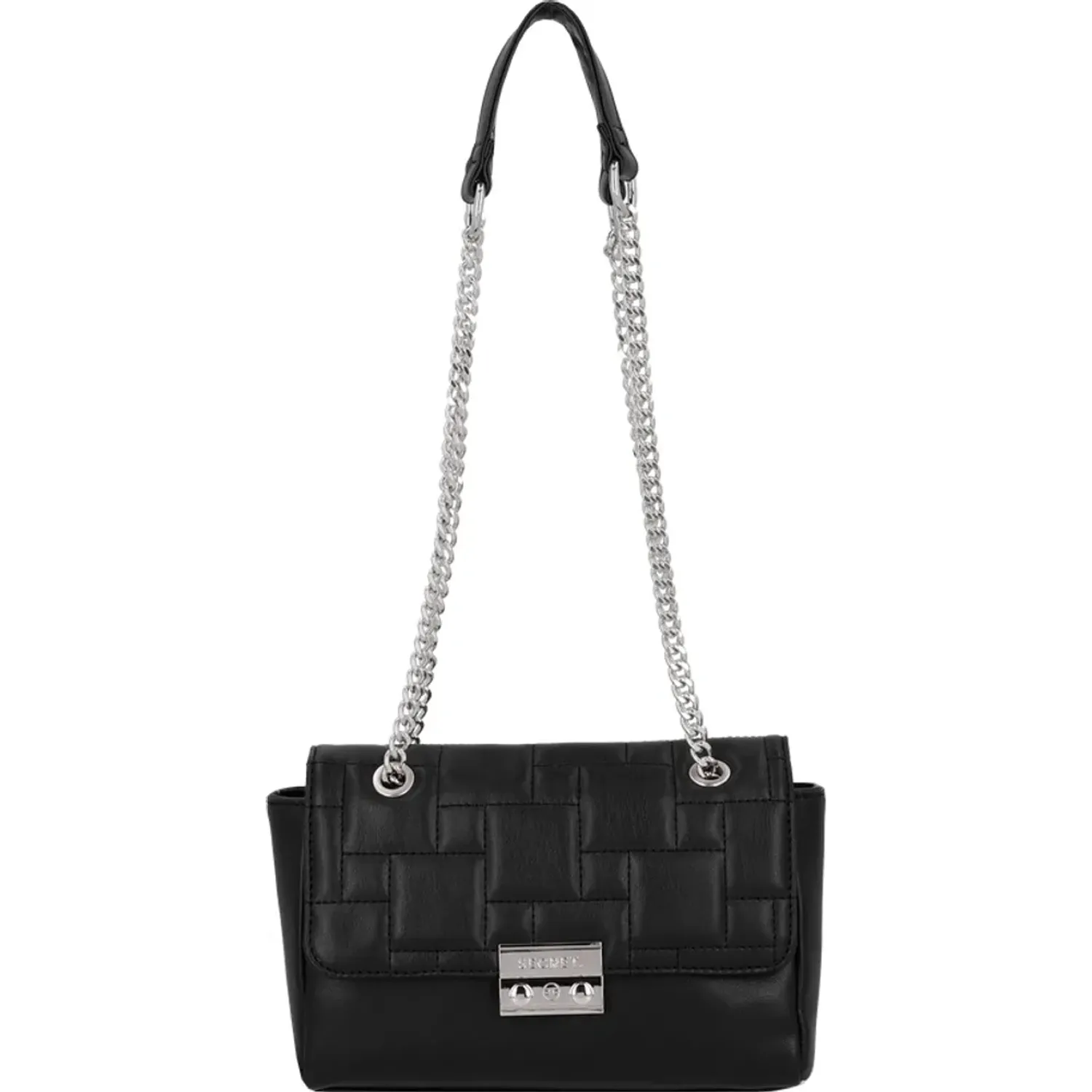 Cartera Secret Mujer Taveta Pequeña color negro | Platanitos