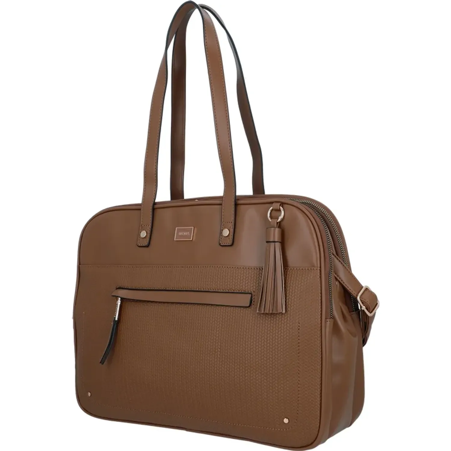 Cartera Secret Portalaptop Mujer Akraness 16 Plg color café | Platanitos