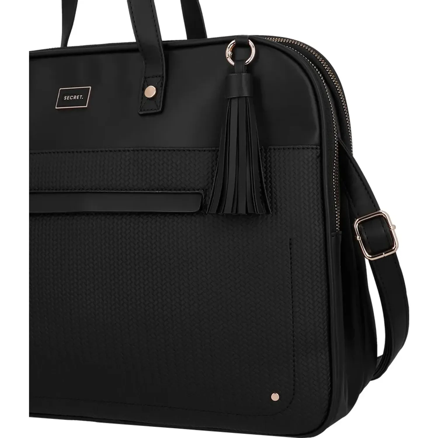Cartera Secret Portalaptop Mujer Akraness 16 Plg color negro | Platanitos