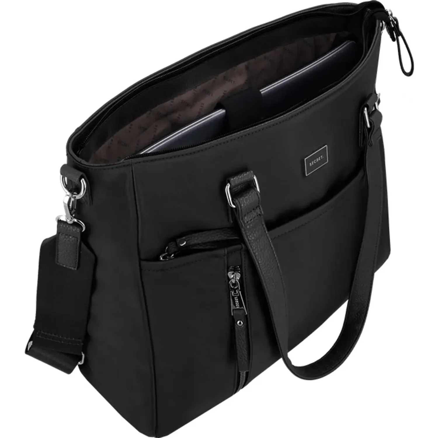 Secret Cartera Secret Portalaptop Mujer Galicia 15 Plg color negro | Platanitos