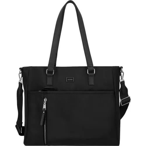 Cartera Secret Portalaptop Mujer Galicia 15 Plg color negro | Platanitos