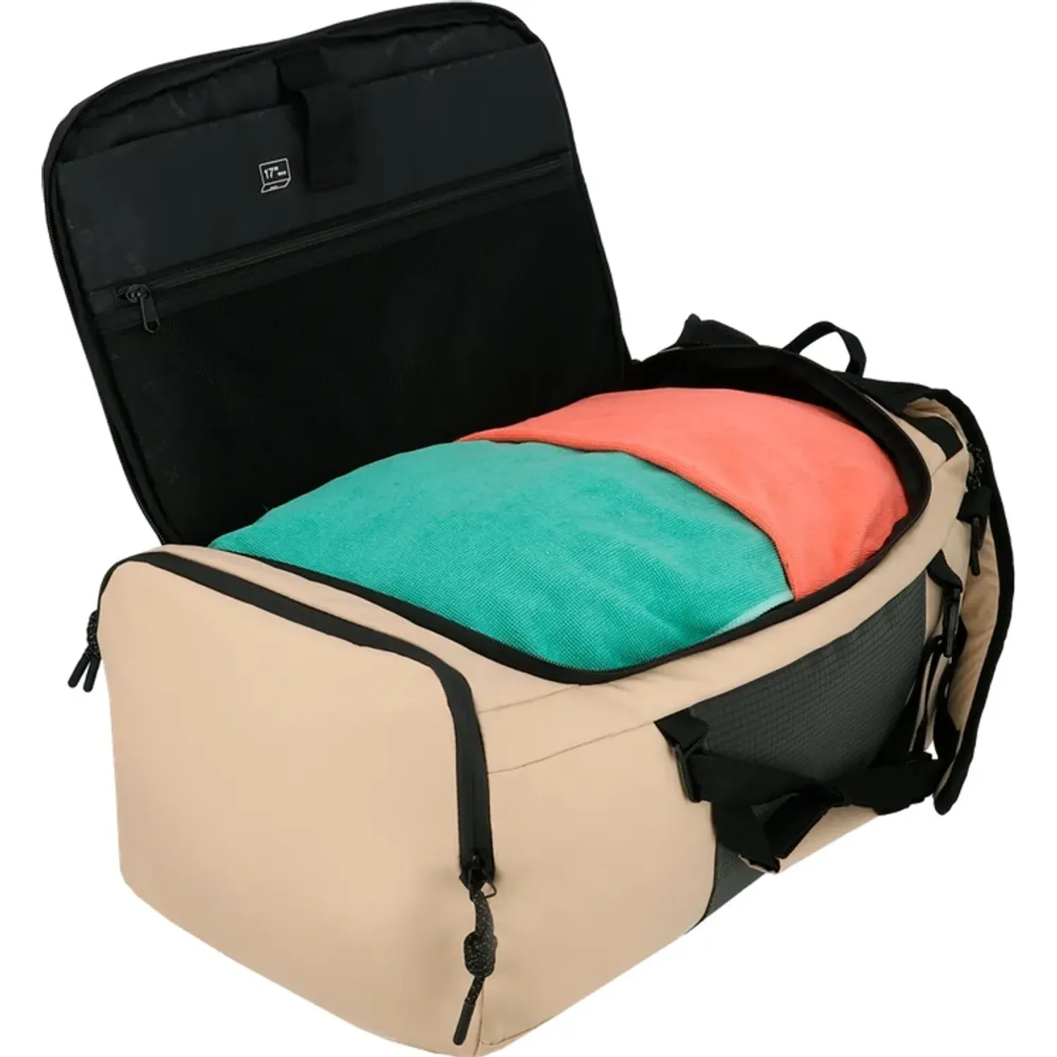 Mochila Xtrem Maletín Portalaptop Unisex Mountain 3xt 17 Plg color beige | Platanitos