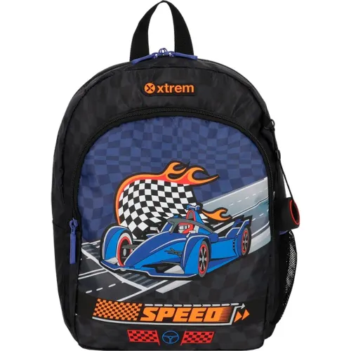 Mochila Xtrem Niño Kinder 6xt color negro | Platanitos