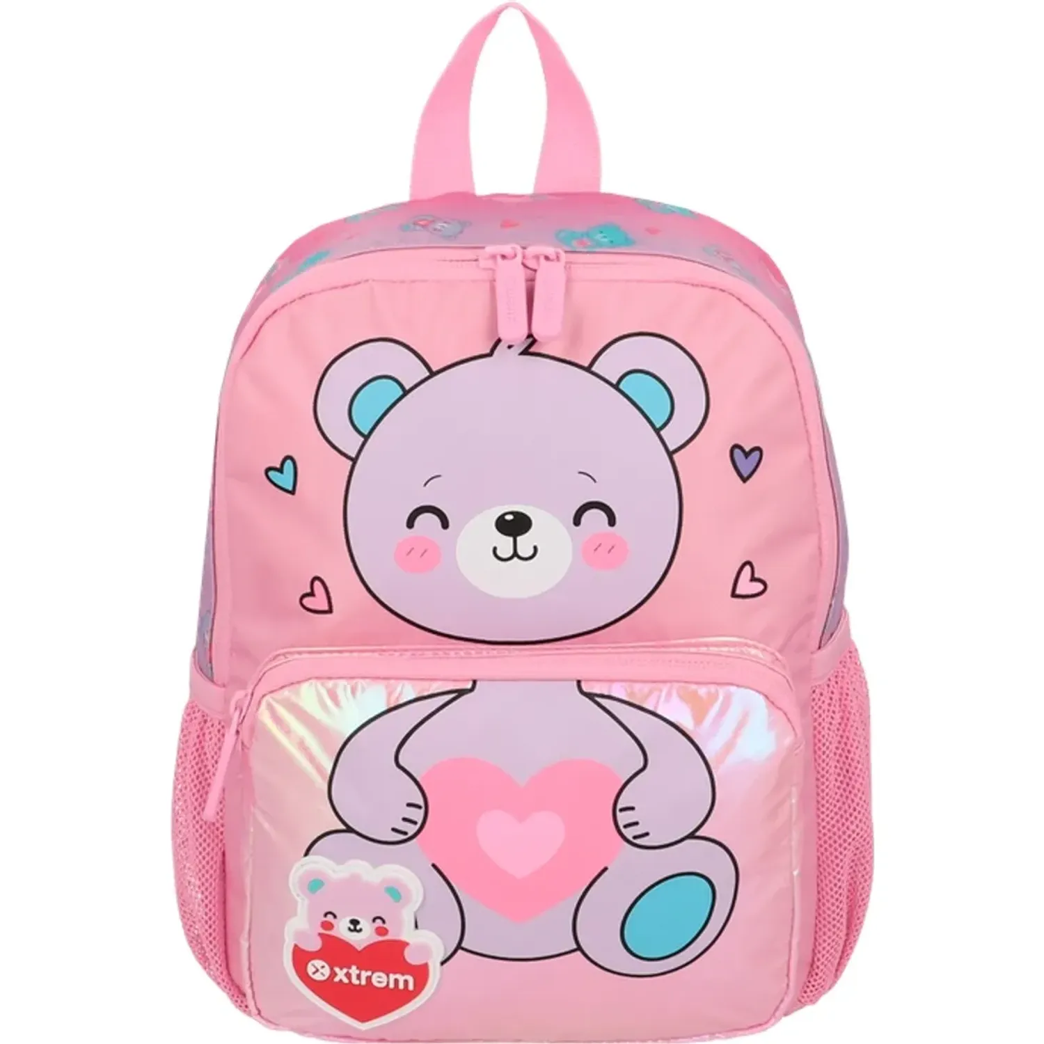 Mochila Xtrem Niña Play-Time 6xt color rosado | Platanitos