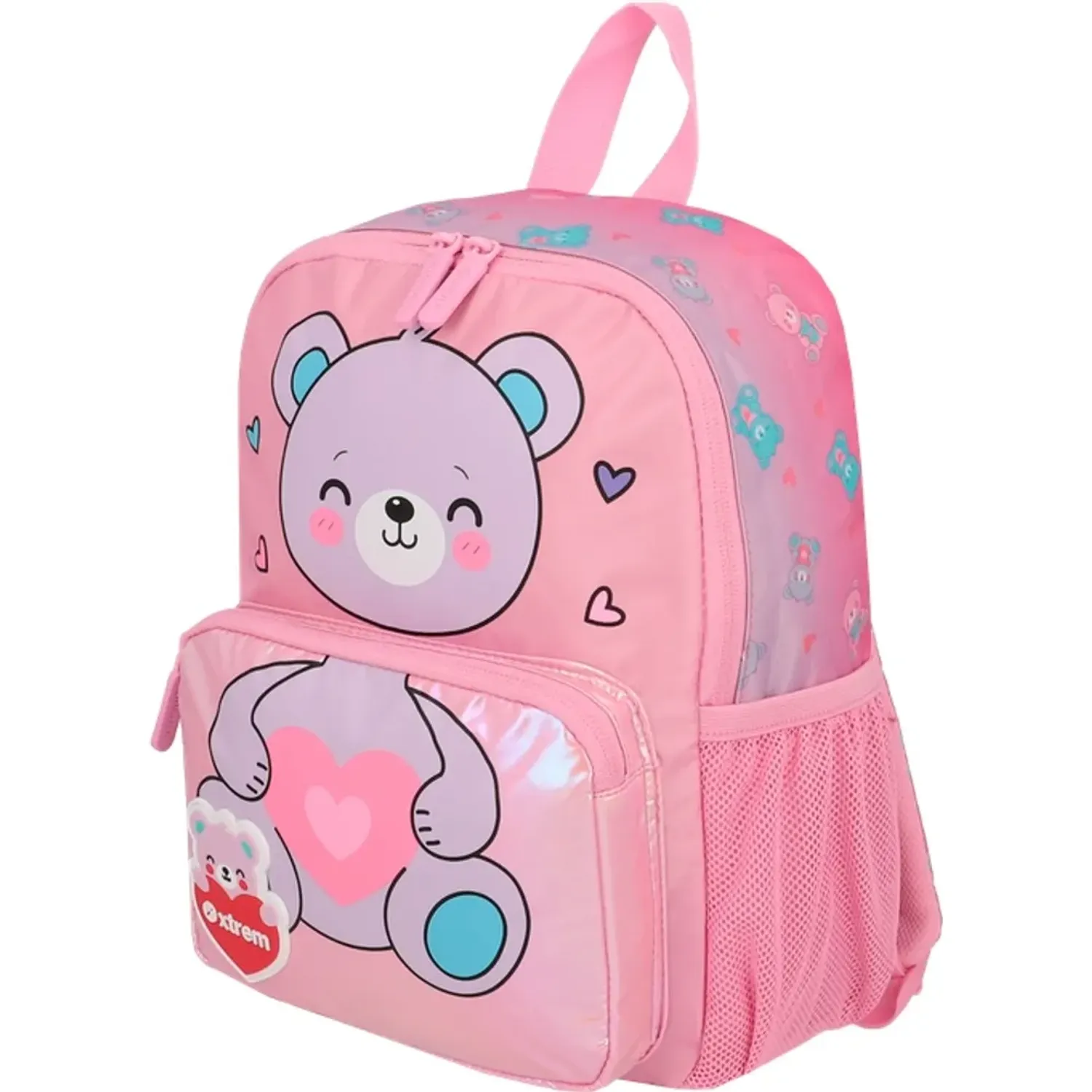 Mochila Xtrem Niña Play-Time 6xt color rosado | Platanitos