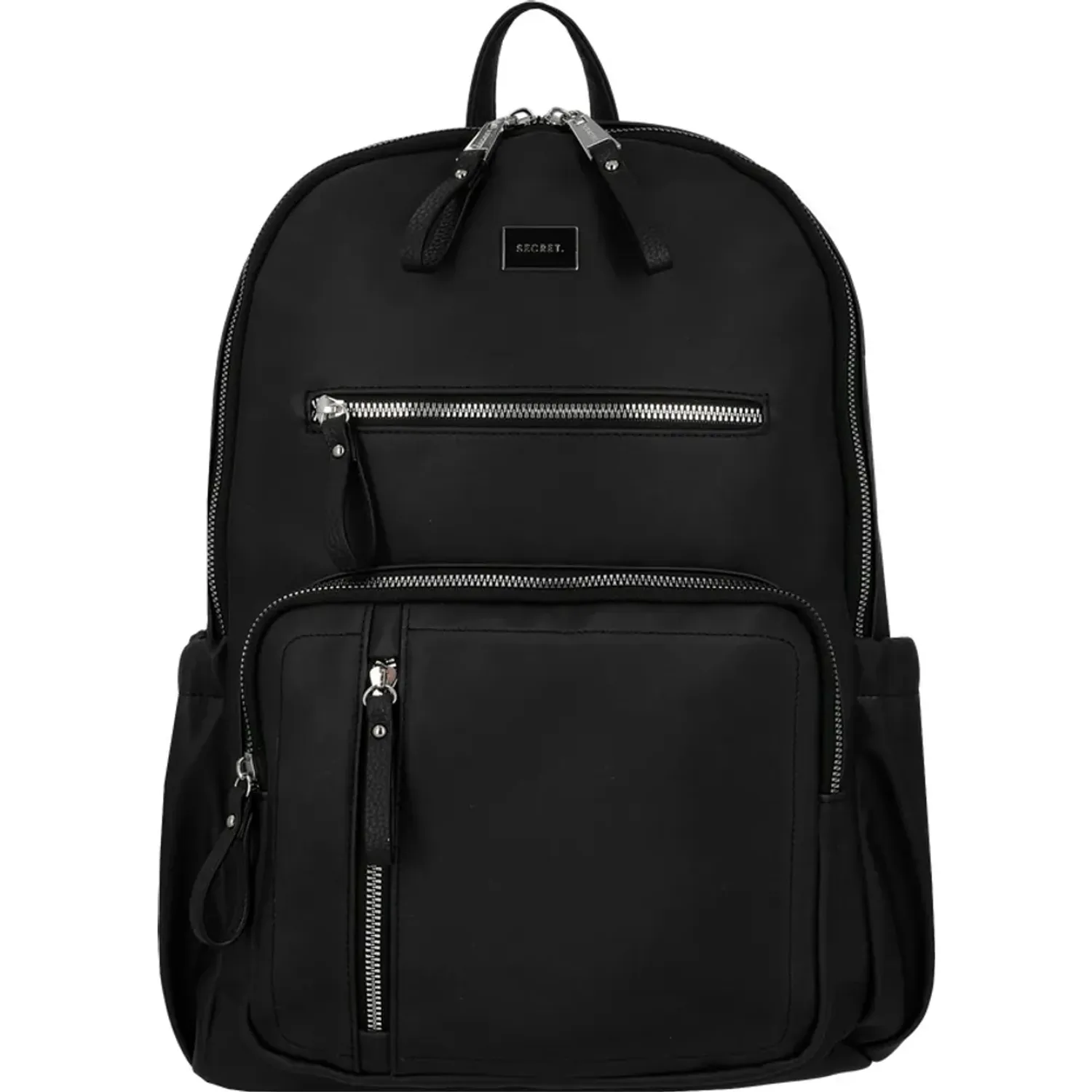 Mochila Secret Portalaptop Mujer Galicia 15 Plg color negro | Platanitos