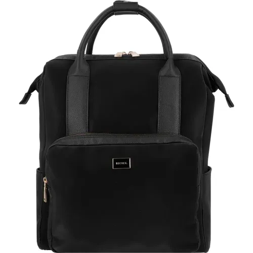 Mochila Secret Portalaptop Mujer Trento 15 Plg color negro | Platanitos