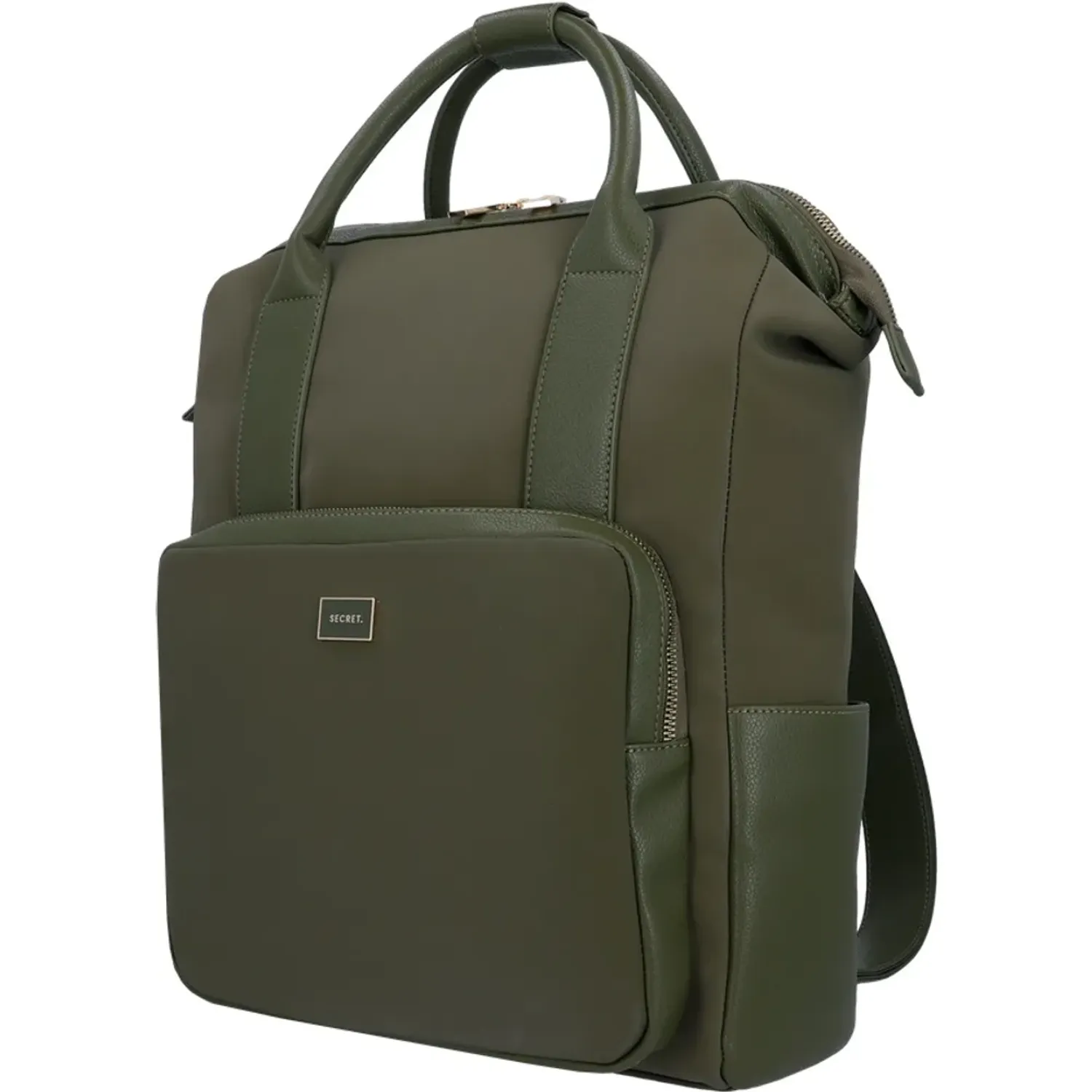 Secret Mochila Secret Portalaptop Mujer Trento 15 Plg color verde | Platanitos