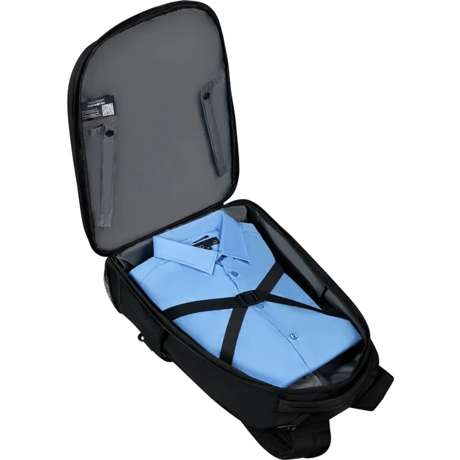 Mochila Samsonite Portalaptop Con Ruedas Unisex Guardit 3.0 15.6 Plg color negro | Platanitos