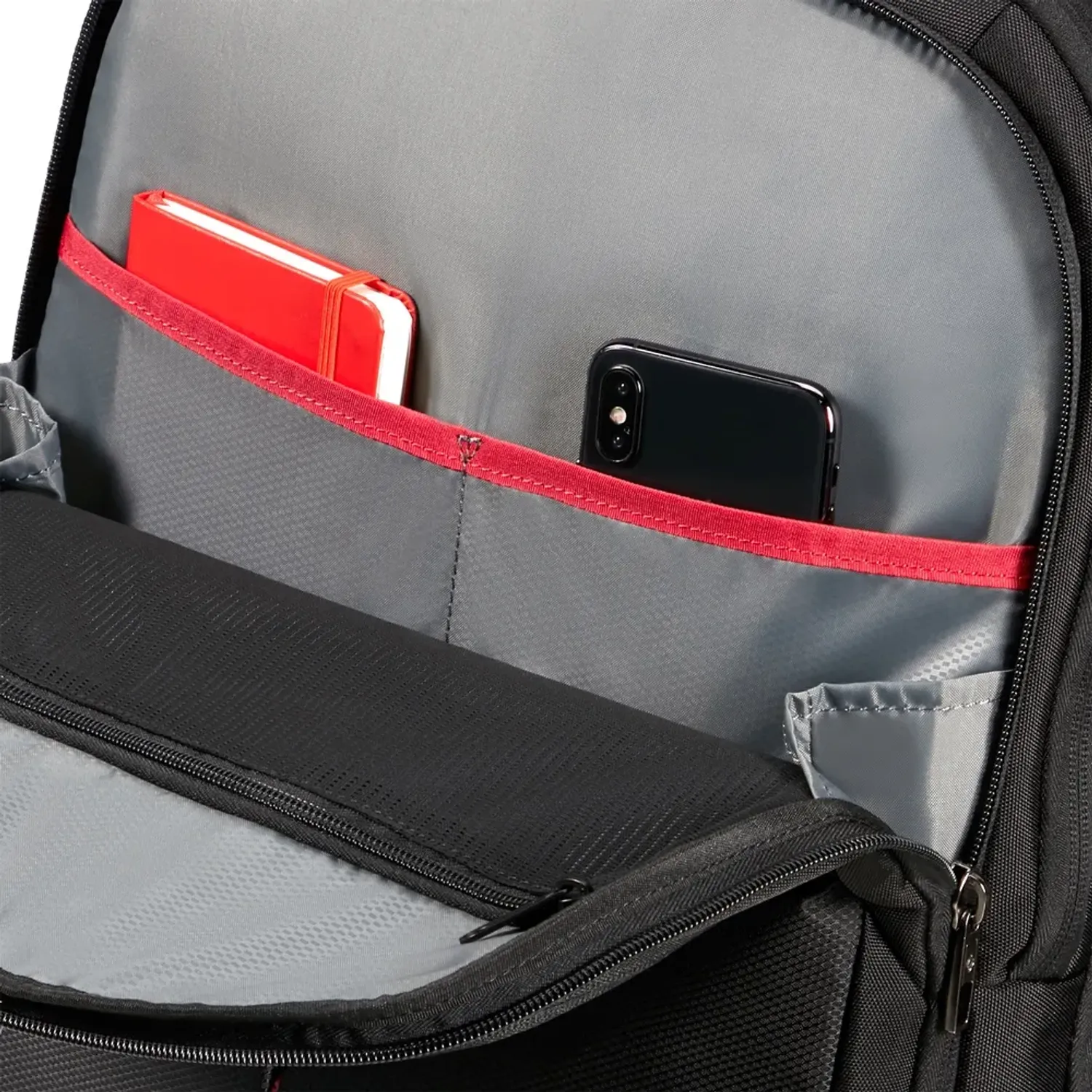 Mochila Samsonite Portalaptop Con Ruedas Unisex Guardit 3.0 15.6 Plg color negro | Platanitos