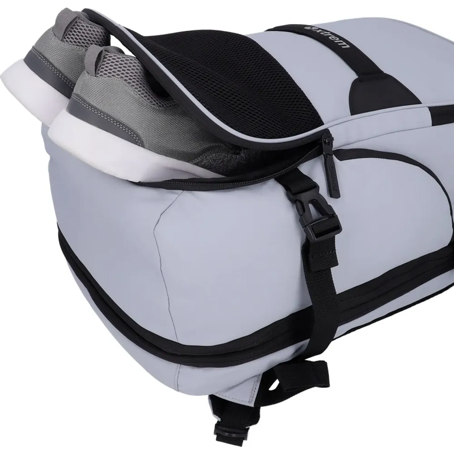 Mochila Xtrem Viajera Unisex Alpine 6xt 16 Plg color gris | Platanitos