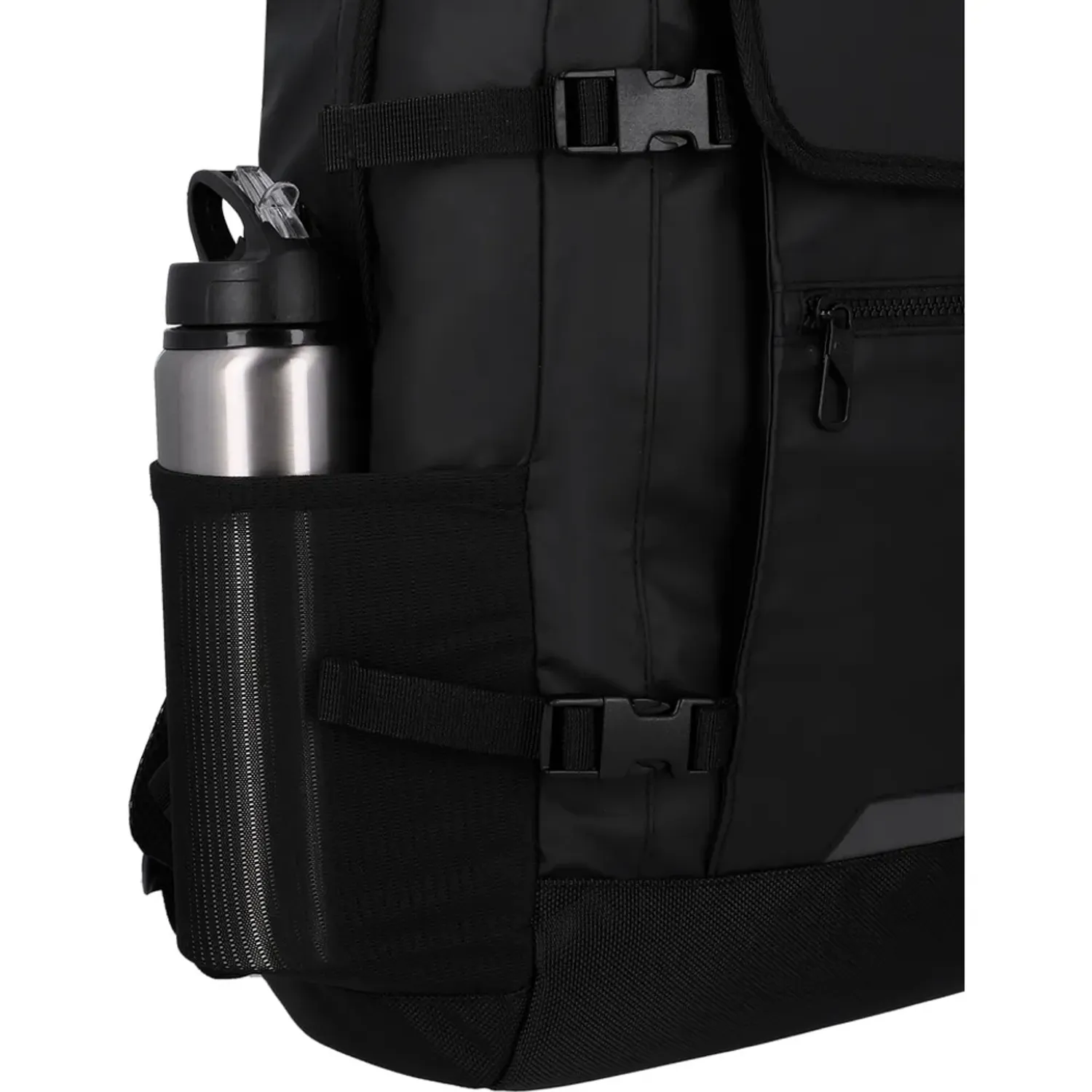 Mochila Xtrem Viajera Unisex Axel 6xt 16 Plg color negro | Platanitos