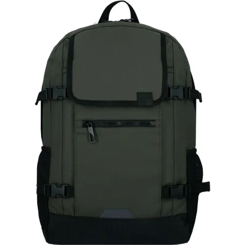 Mochila Xtrem Viajera Unisex Axel 6xt 16 Plg color verde | Platanitos