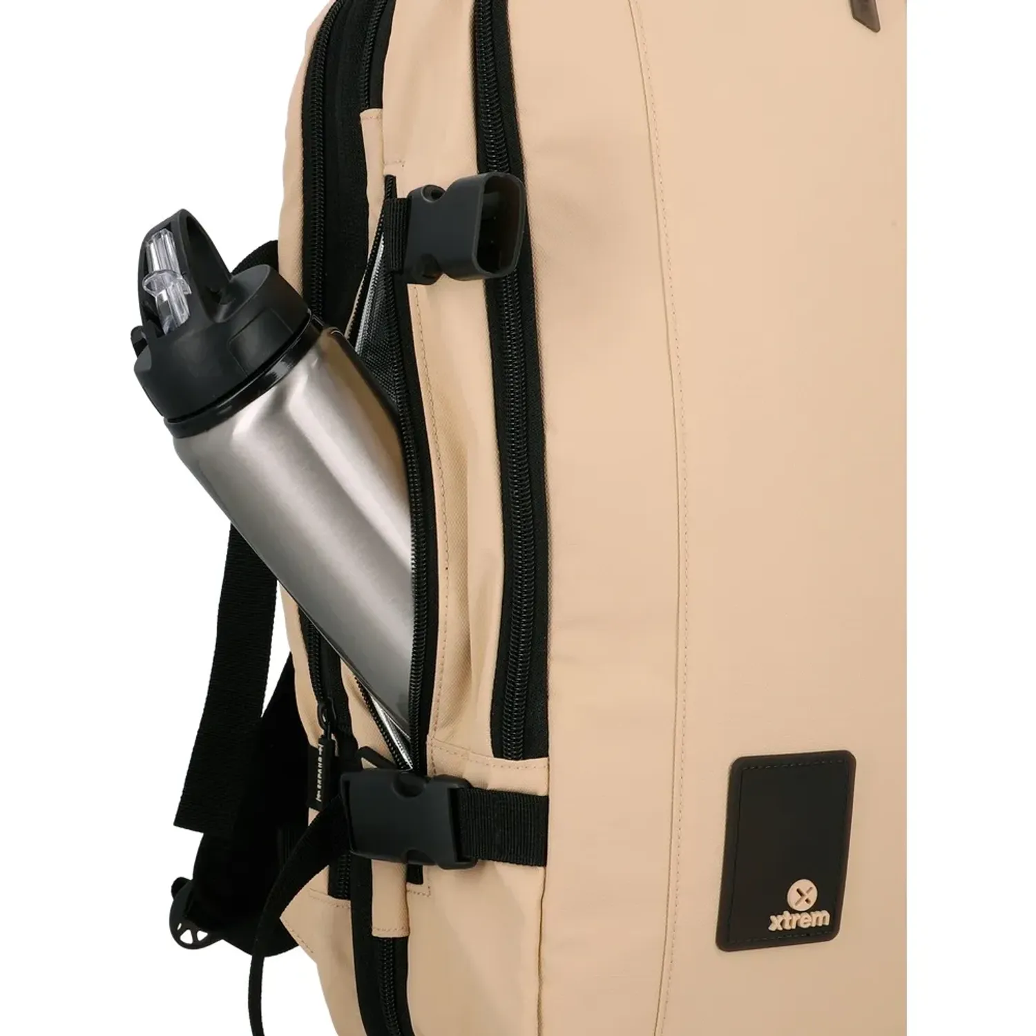 Mochila Xtrem Viajera Unisex Discovery 2.0 6xt 16 color beige | Platanitos