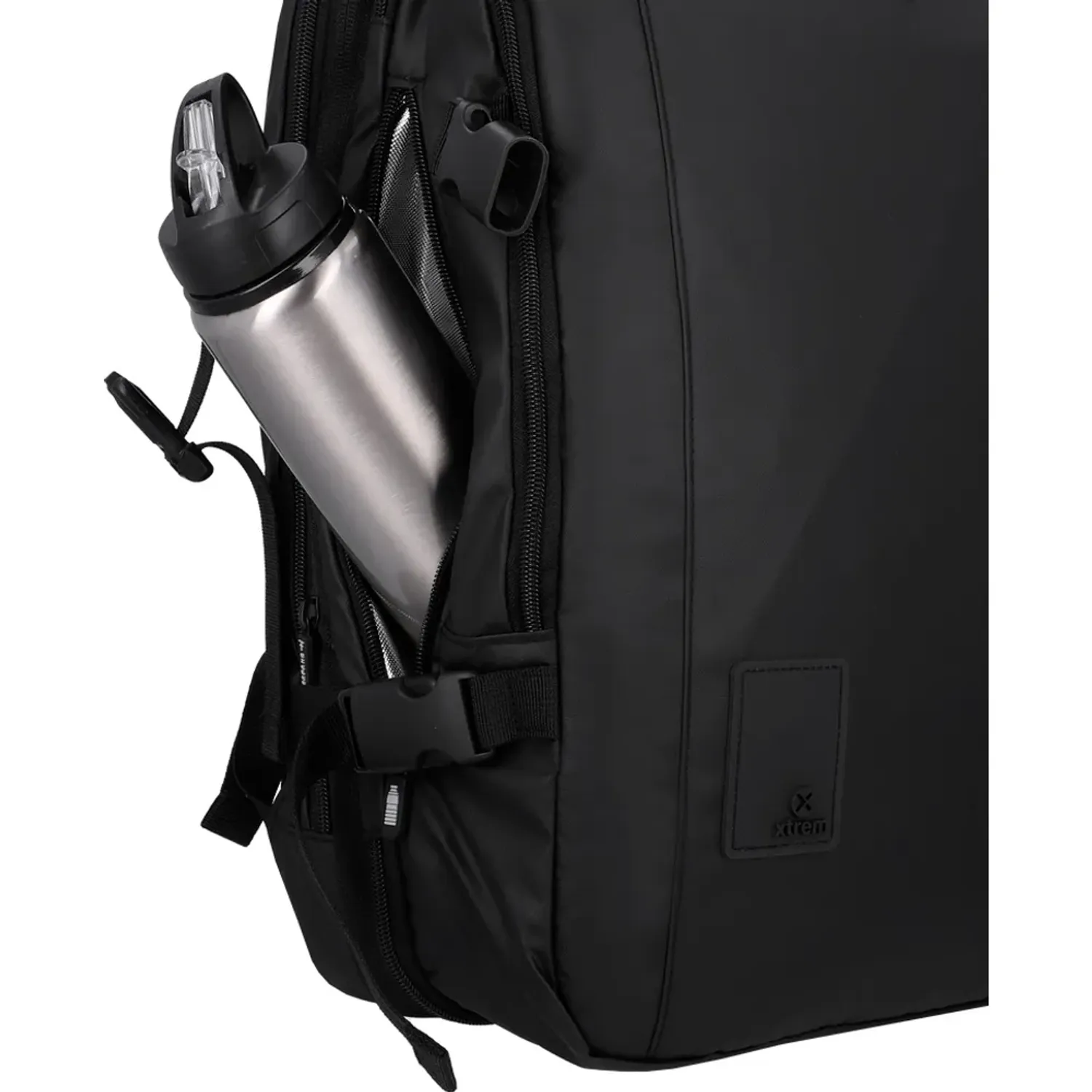 Mochila Xtrem Viajera Unisex Discovery 2.0 6xt 16 color negro | Platanitos