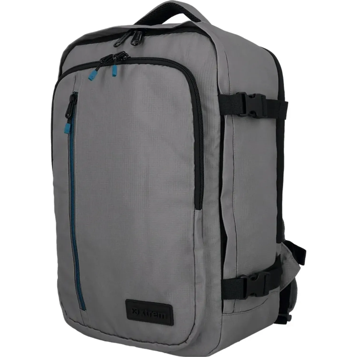 Mochila Xtrem Viajera Unisex Litemove 5xt 16 color gris | Platanitos