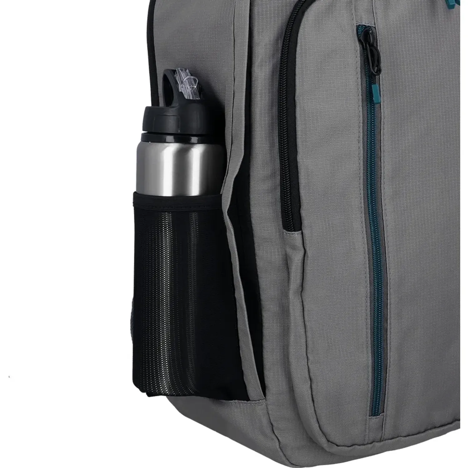 Mochila Xtrem Viajera Unisex Litemove 5xt 16 color gris | Platanitos