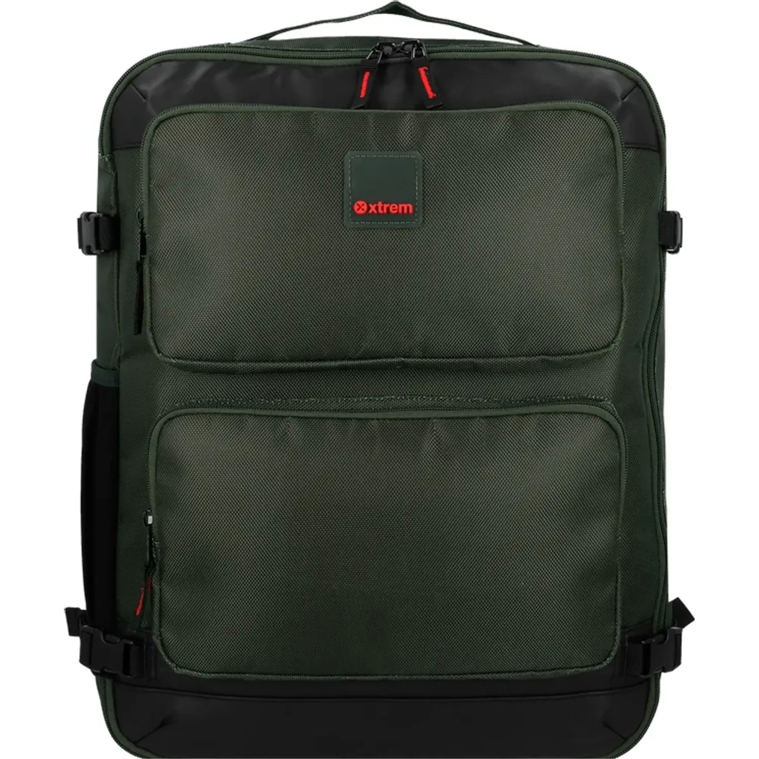 Mochila Xtrem Viajera Unisex Reynold 6xt 17 color verde | Platanitos