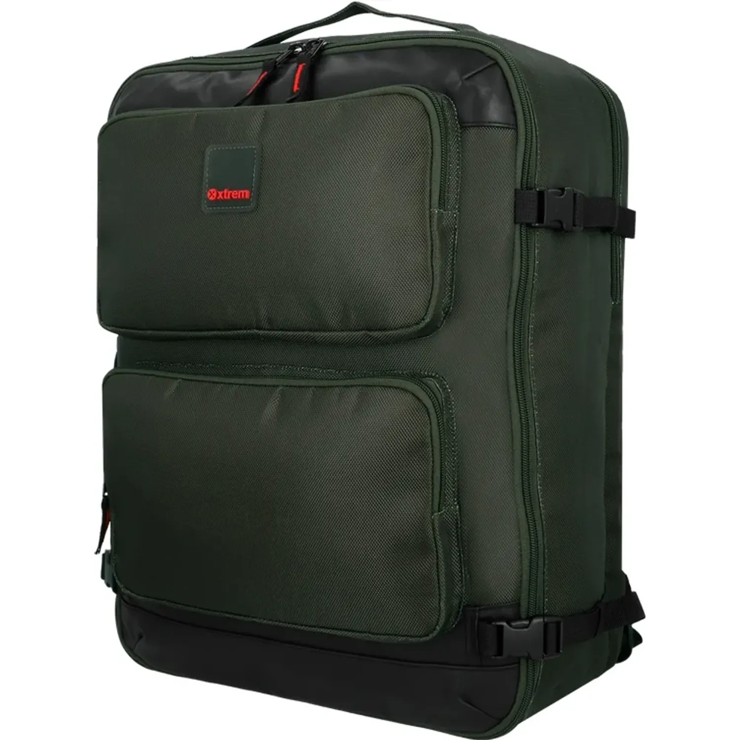 Mochila Xtrem Viajera Unisex Reynold 6xt 17 color verde | Platanitos